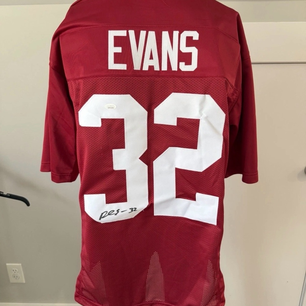 🔥 Rashaan Evans Autographed Alabama Crimson Tide Jersey Beckett Authenticated